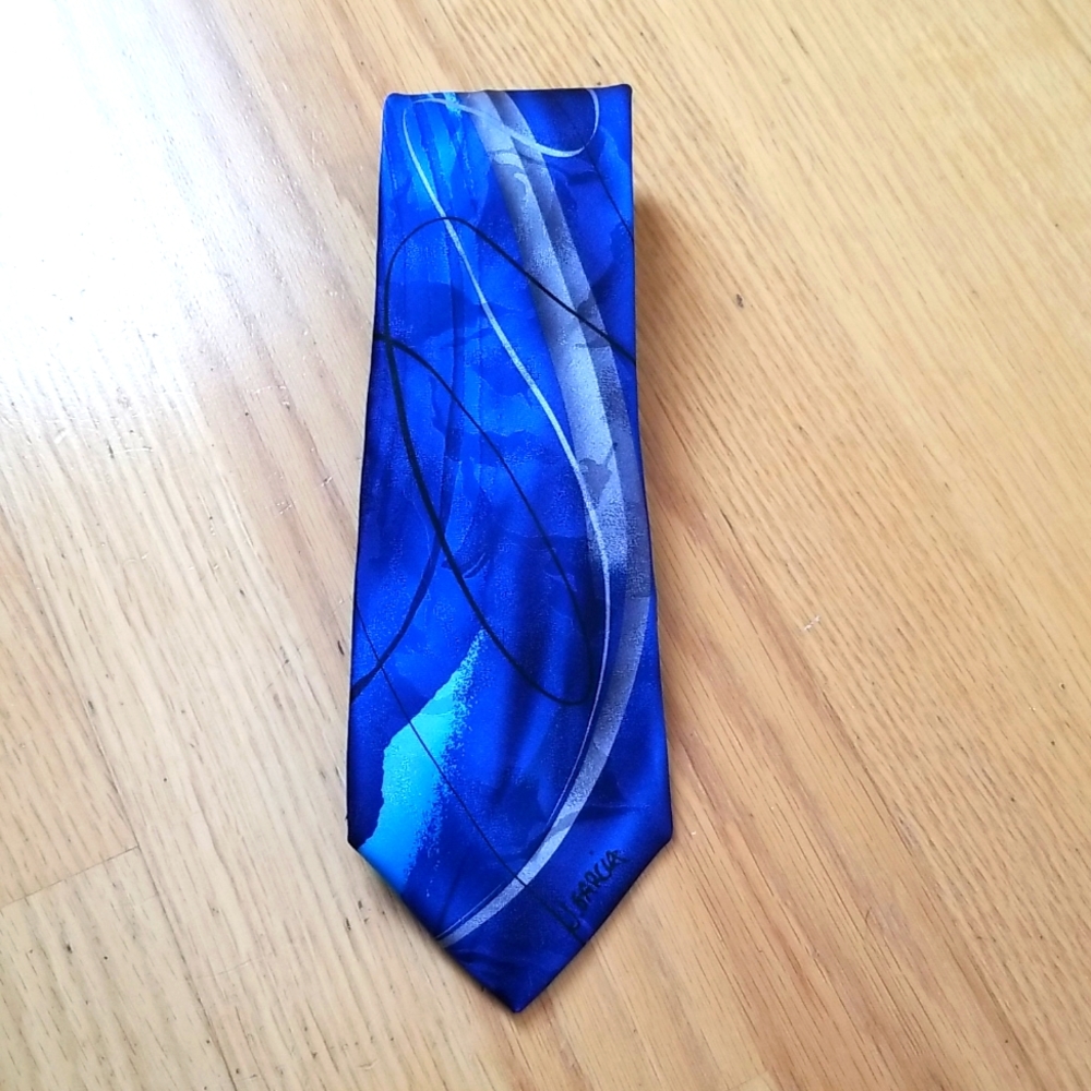 J. Garcia Courtyard Performance Watercolor Collection Artist Proof No. 9 Tie